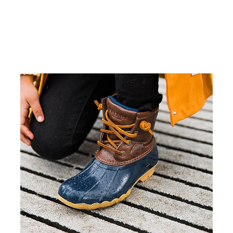 Sperry Top-Sider Saltwater Rain Boot, Navy, 1 M US Little Kid - Image 2